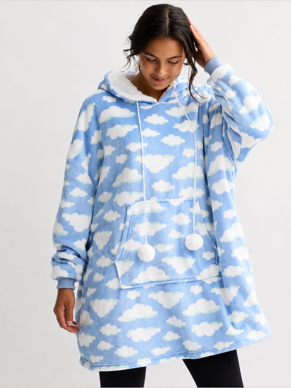 Harper & Ivy Plush Oversized Cloud Hoodie NWT